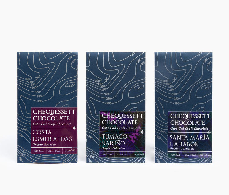 Single Origin Dark Chocolate Bar Set